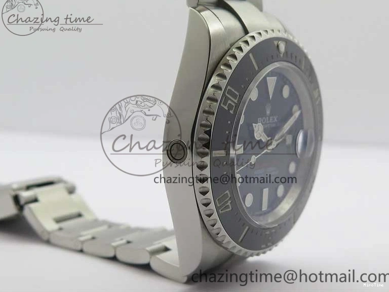 MiroTime 0130 Upgraded Sea-Dweller 2017 Baselworld 126600 Noob 1:1 Best Edition 904L Steel Black Dial on SS Bracelet A3235 Clone V 3209